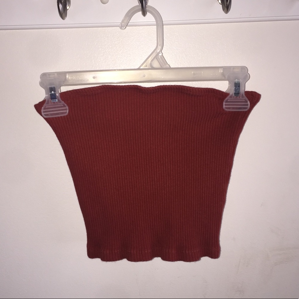 Ribbed tube top